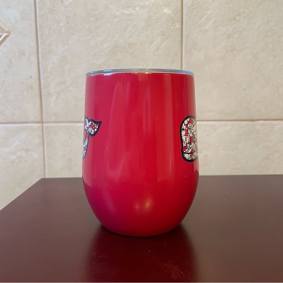NWT VINEYARD VINES x TARGET RED HIBISCUS WHALE LID WINE CUP TUMBLER Travel Beach - Picture 2 of 9